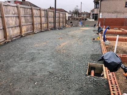 Driveway or hard standing prep